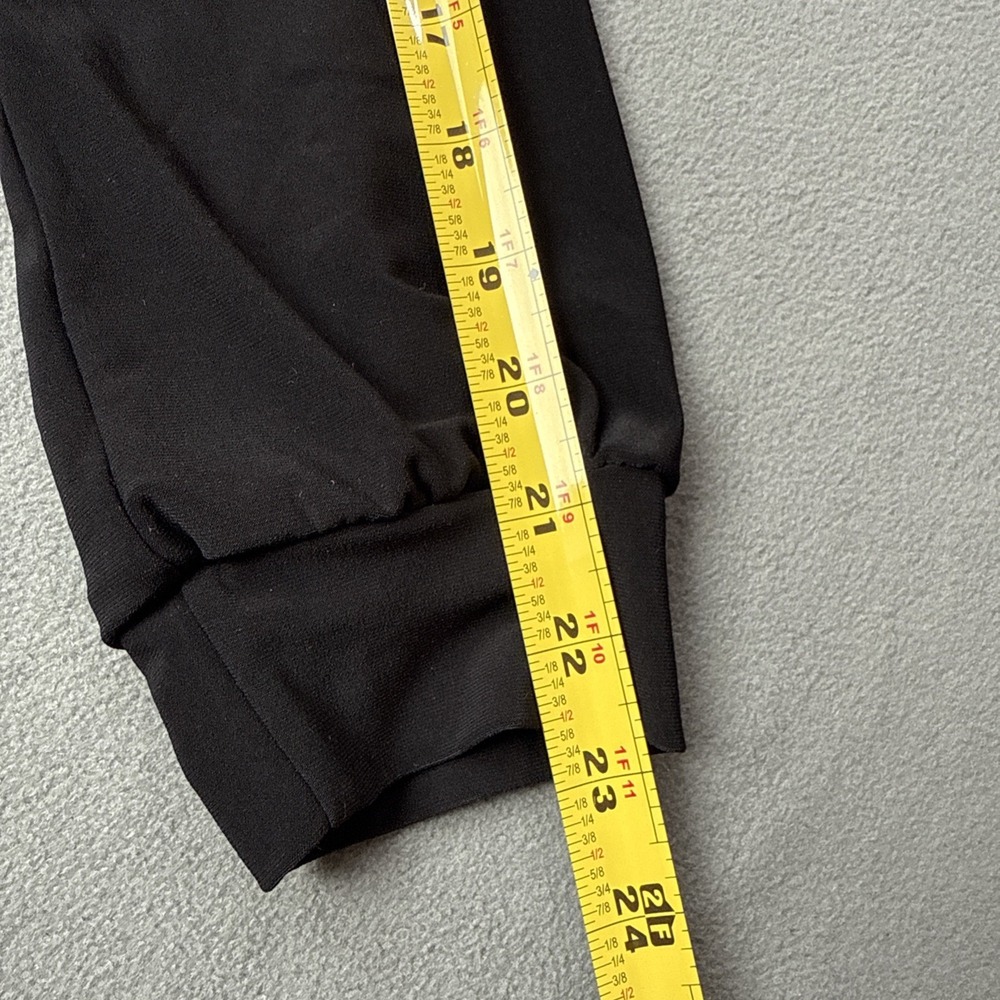 Sympli Turtleneck Womens 10 Black Jersey Long Sleeve Stretch Canadian Made Top - Picture 8 of 9
